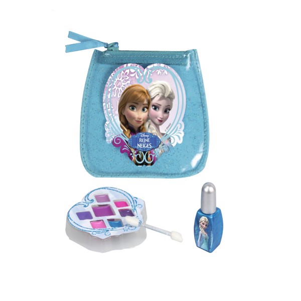 Pochette et maquillage Disney Frozen : La Reine Des Neiges - Lansay-25083-Bleu