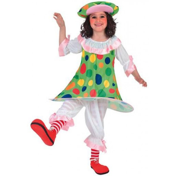 Costume Du Petit Clown - Fille - parent-21635