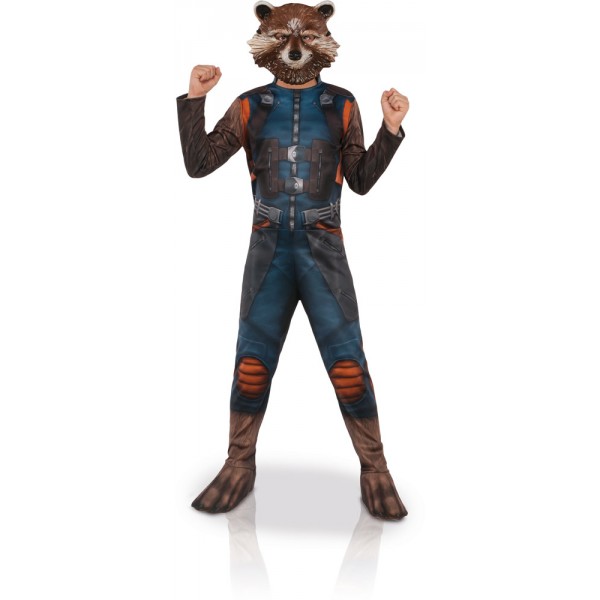 Déguisement Rocket Raccoon™ Avec Masque - Les Gardiens de la Galaxie™ -  Enfant - I-630777-Parent
