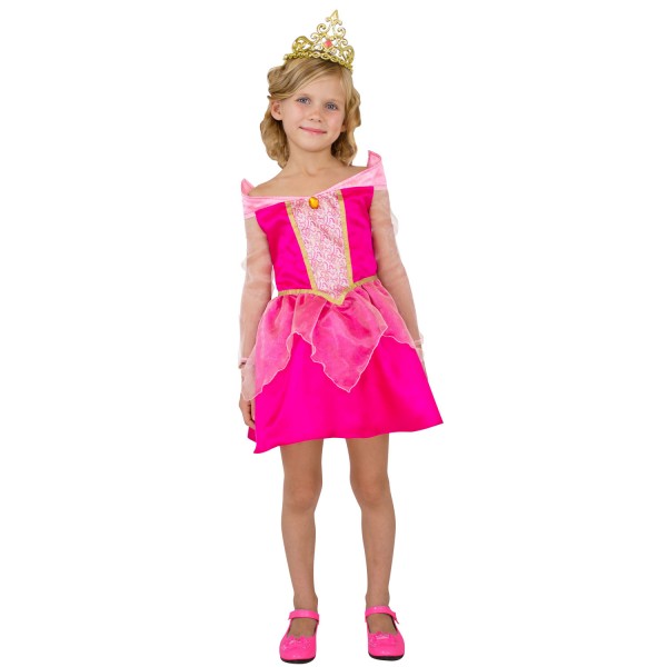 Déguisement Princesse Aurore : Robe courte : 8/10 ans - Cesar-F028-003-Parent