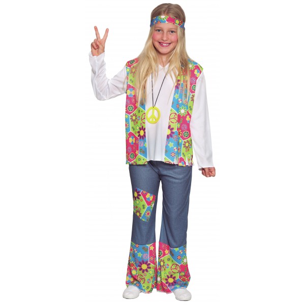 Déguisement Hippie Woodstock - Fille - 706390-Parent