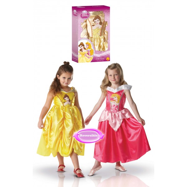 Coffret - Déguisement Réversible Belle™ et Aurore™-Princesse Disney™ - parent-16397