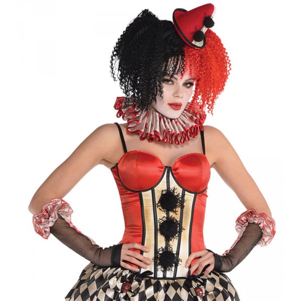 Corset Clown Rouge et Noir - Halloween - Femme - 845800-55-Parent