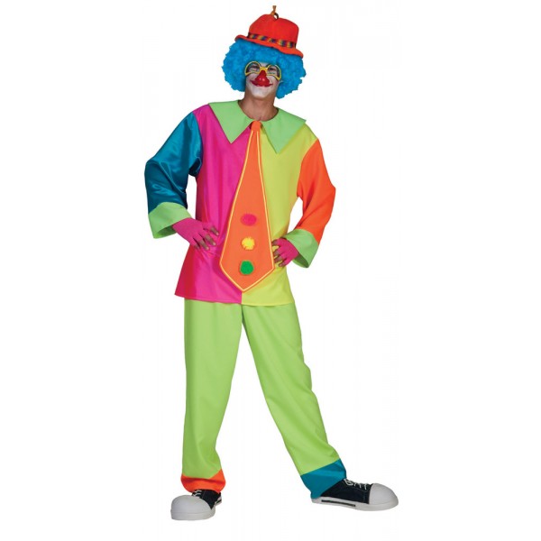 Déguisement Clown Fluo - Homme - 606087-Parent