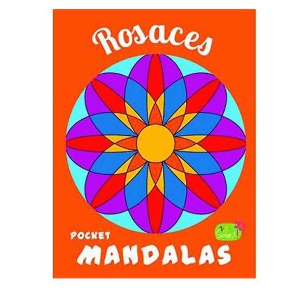 Livre de coloriage 1.2.3 Soleil ! Pocket Mandalas : Rosaces - 123Soleil-SO0125