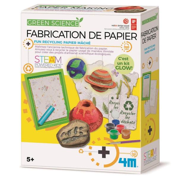 Kit de fabrication Green Science : Fabrication de papier - Dam-5663439