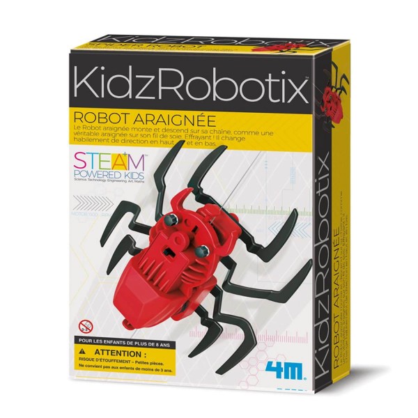 Kit de fabrication KidzRobotix : Robot araignée - Dam 4M-5663392