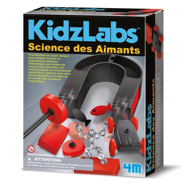 Kit scientifique : la science des aimants - 4M-5663291