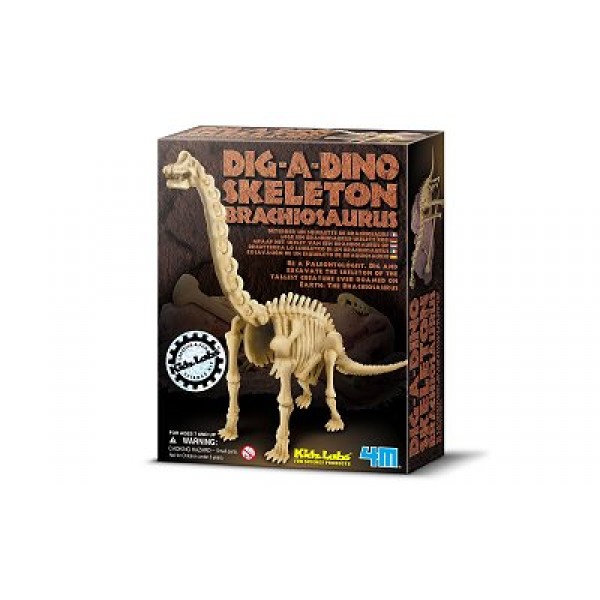 Brachiosaure Déterre ton Dinosaure Dig a dino - 4M-5603237
