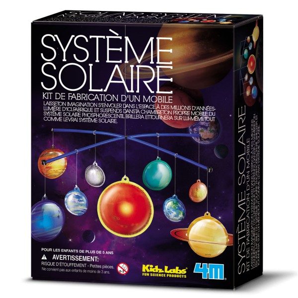 Kit de fabrication d'un mobile : Système solaire - 4M-5663225