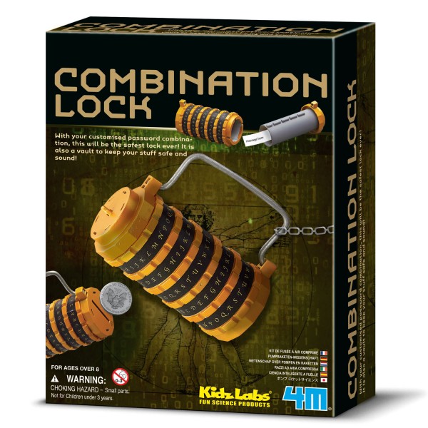 Kit de fabrication KidzLabs : Cadenas à combinaison - 4M-5603362