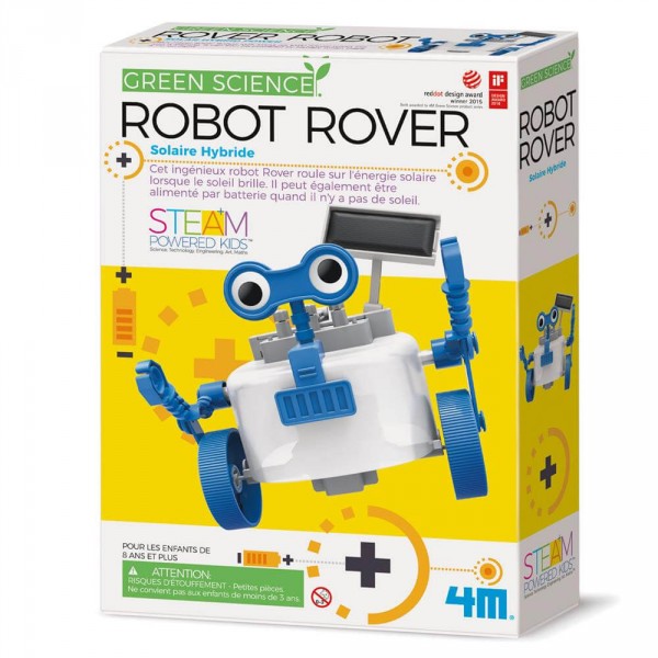 Kit de fabrication Green Science : Robot Rover - 4M-5663417