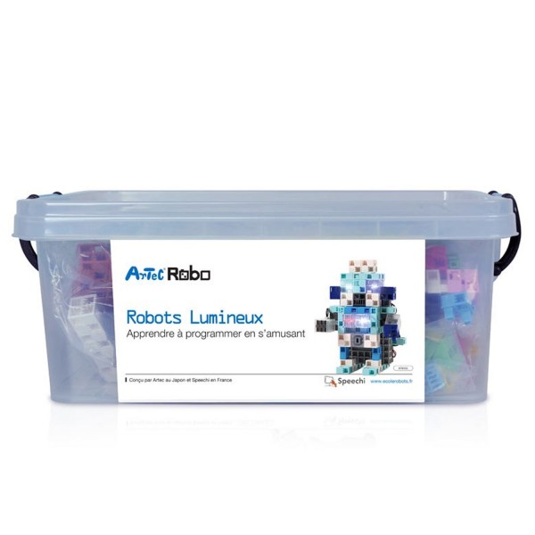 Kit de création et de programmation de robot Artec Robo: Robots lumineux - Speechi-78502