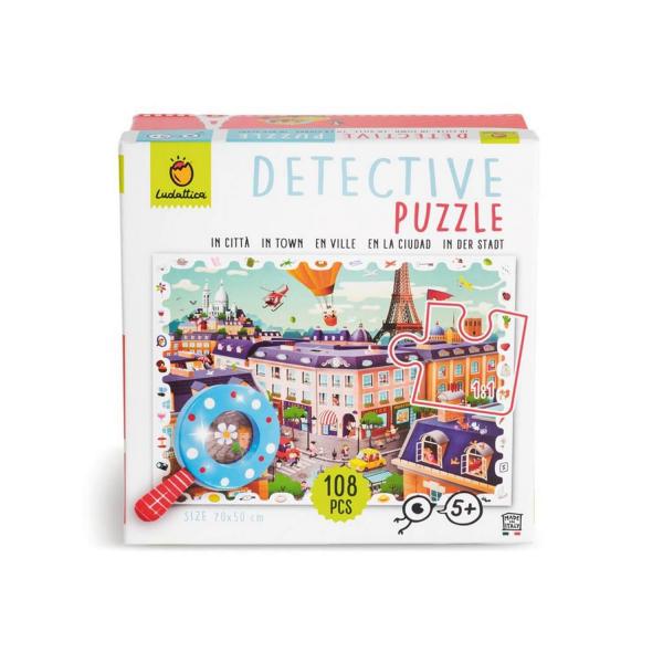 Puzzle 108 Pièces Detective Puzzle La Ville Jeux Et Jouets