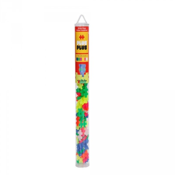 Jeu de construction : Plus Plus - Tube Mini Néon Mix - PlusPlus-PP4024