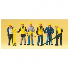 HO Modellbau: Figuren - Team of Railway Trackers