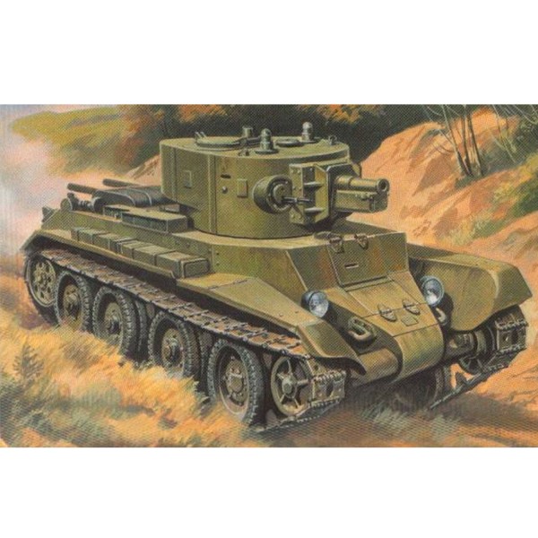 Maquette Char : BT-7A Soviétique Wheel Track Tank - Universal-UMT312