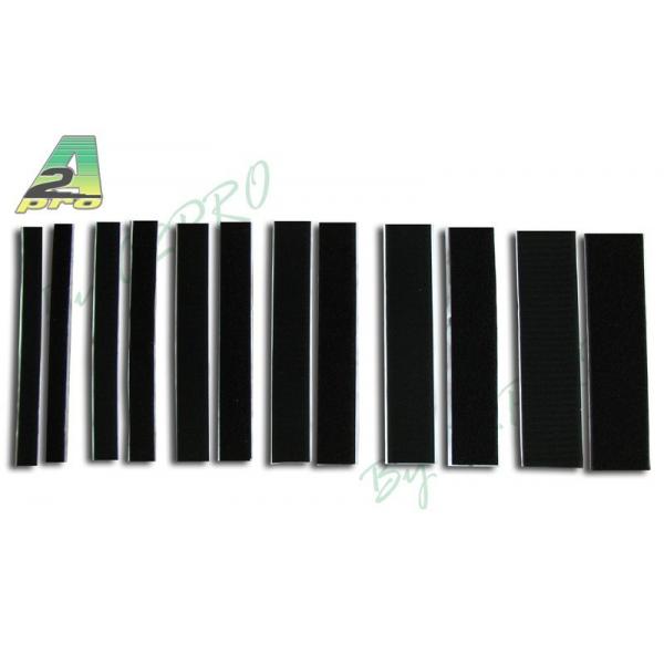 Velcro autocollant noir 50mm x 20cm A2PRO - A2P-8821