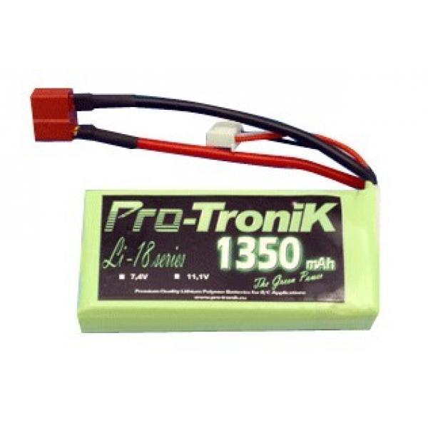 Lipo Pro-TroniK 2S 1300mAh Li18 - A2P-9130020