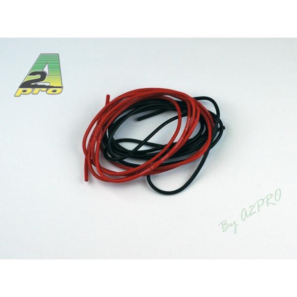 Fil silicon AWG20 - 0,5mm² rouge+noir A2PRO - A2P-17200