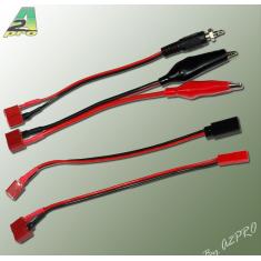 A2PRO adaptateurs de charge connectique Dean femelle vers JR/FUT/BEC/Socquet/Pinces croco