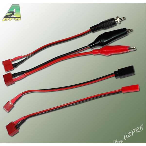 A2PRO adaptateurs de charge connectique Dean femelle vers JR/FUT/BEC/Socquet/Pinces croco - MPL-11099