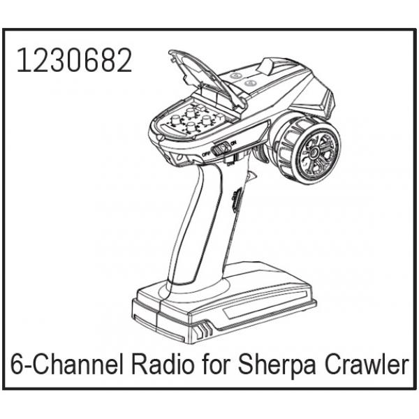 Abisma 6-Channel Radio for Sherpa Crawler - 1230682