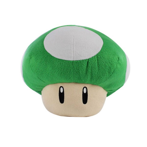 Peluche Nintendo : Champignon vert 35cm - Abysse-PELNIN113