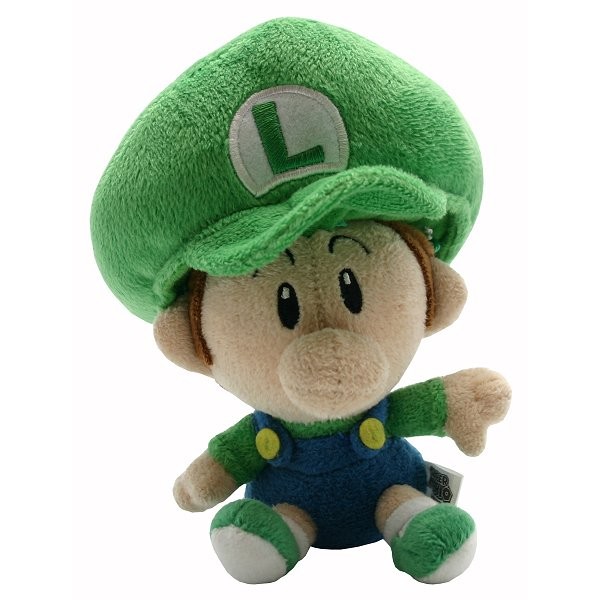 Peluche Nintendo Mario Bross : Luigi Bébé - Abysse-PELNIN033