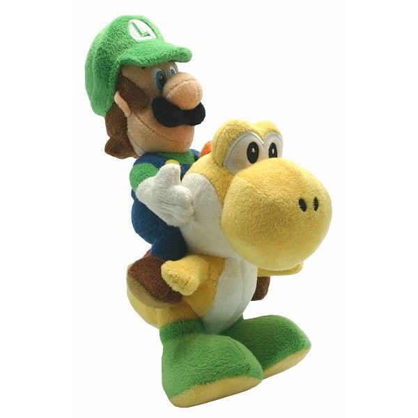 Peluche Nintendo Mario Bross : Luigi et Yoshi - Abysse-PELNIN030