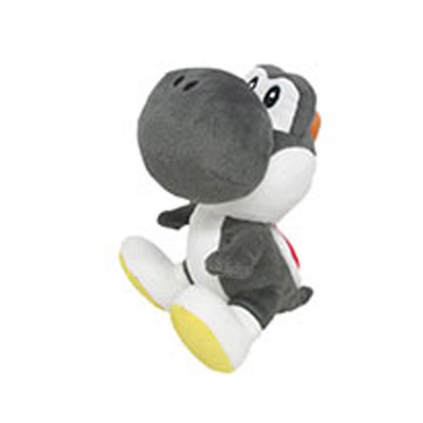 Peluche Nintendo Sanei : Yoshi Noir 17cm - Abysse-PELNIN121-gris