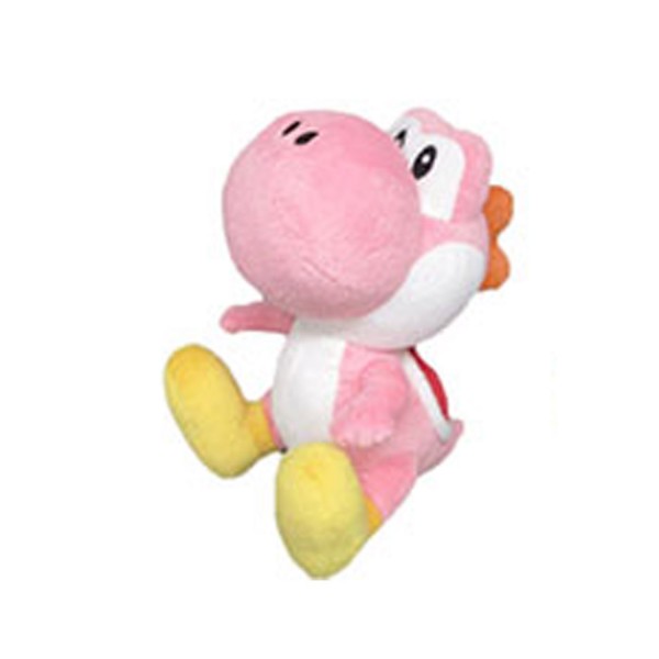 Peluche Nintendo Sanei : Yoshi rose 17cm - Abysse-PELNIN121-rose