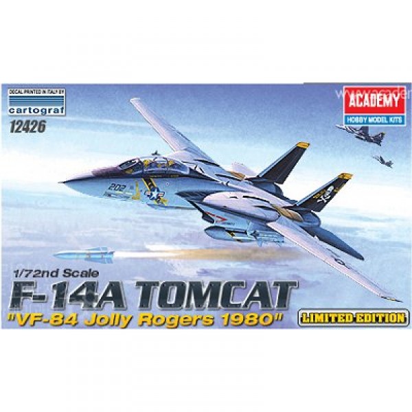 Maquette avion : F-14A Tomcat VF-84 Jolly Rogers 1980 - Academy-12426
