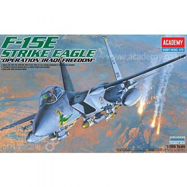 Maquette avion : F-15E Eagle  - Academy-12215