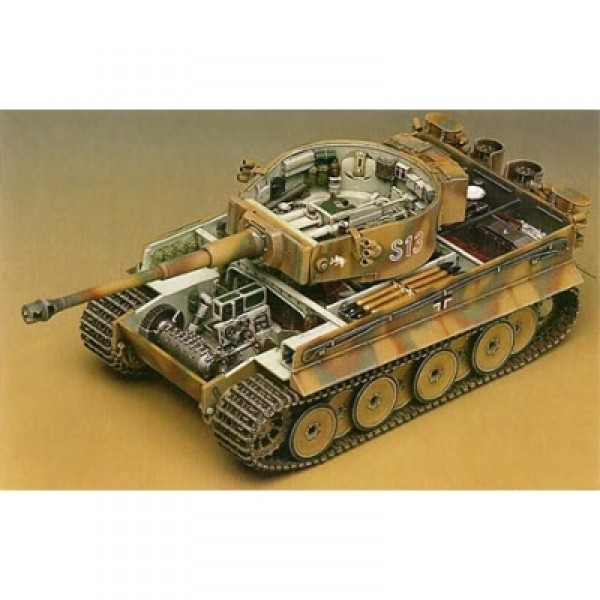 Maquette Char : German Tiger 1 Early Version - Academy-1348