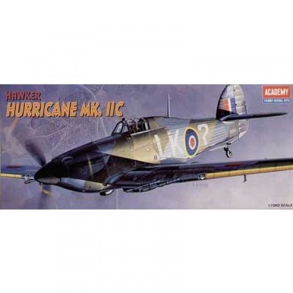Maquette avion : Hawker Hurricane MK IIC - Academy-2129