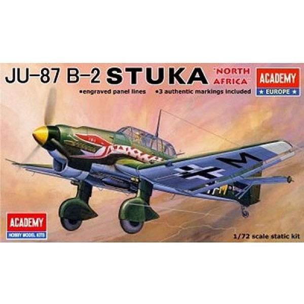 Maquette avion : JU-87B Stuka - Academy-72001