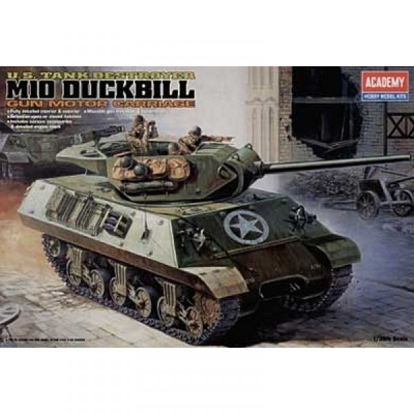 Maquette Char : M10A1 U.S. Tank Destroyer - Academy-1397