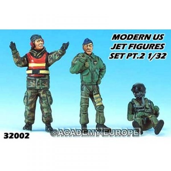 Figurines militaires : Pilotes US modernes - Academy-32002