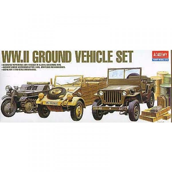Maquettes véhicules militaires 2ème Guerre Mondiale - Academy-1310