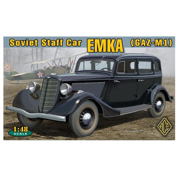 Maquette véhicule soviétique : GAZ M1 Emka - Ace-ACE48104