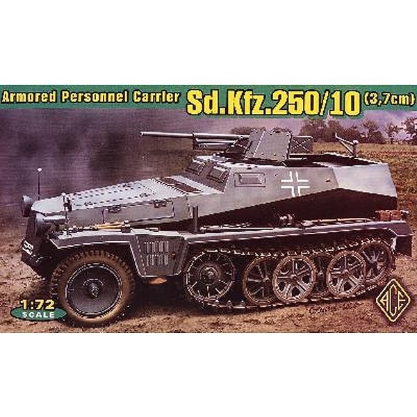 Maquette Sd.Kfz.250/10 Leichter Schutzenpanzerwagen (3.7cm) - Ace-ACE72253