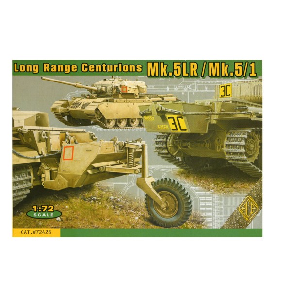 Centurion Mk.5LR/Mk.5/1 w/external fuel tanks- 1:72e - ACE - ACE-ACE72428