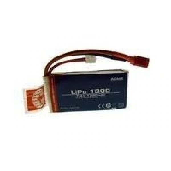 Batterie Lipo 7.4V 1300mAh pour AirAce ZIVKO EDGE - ACM-AA5116