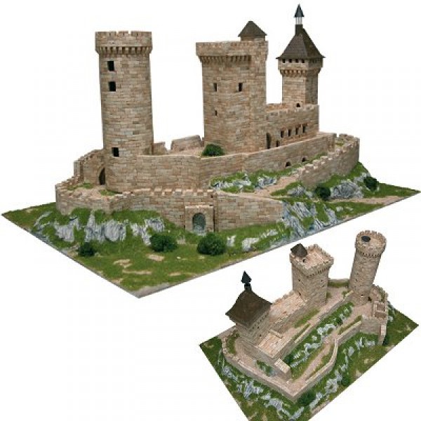 Maquette en céramique : Château de Foix, France - Aedes-1010