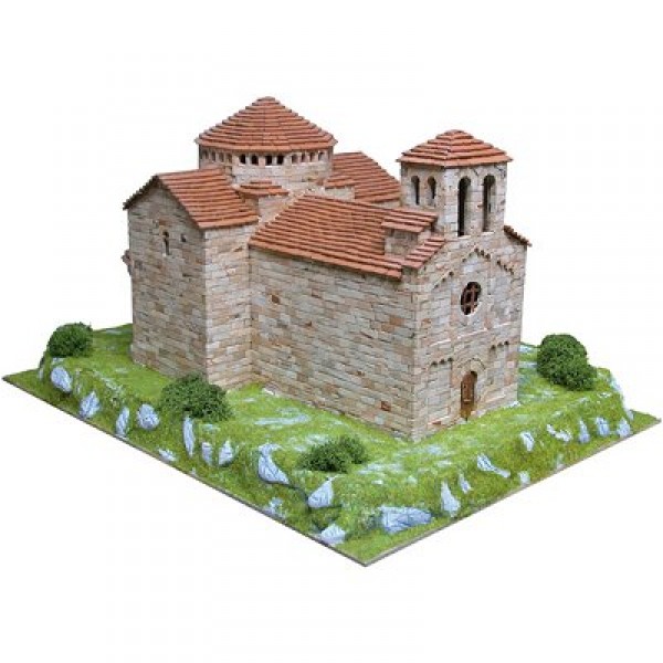 Maquette en céramique : Eglise de Sant Jaume de Frontanyà, Espagne - Aedes-1101