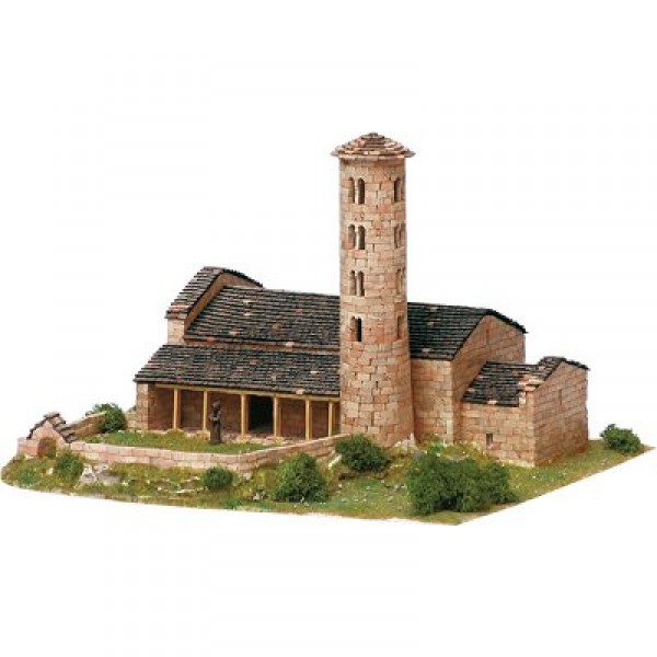 Maquette en céramique : Eglise de Santa Coloma, Andorra la Vella, Andorre - Aedes-1108
