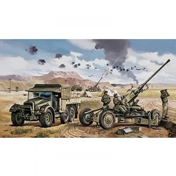 Maquette Canon : Bofors 40mm Gun and Tractor - Airfix-02314
