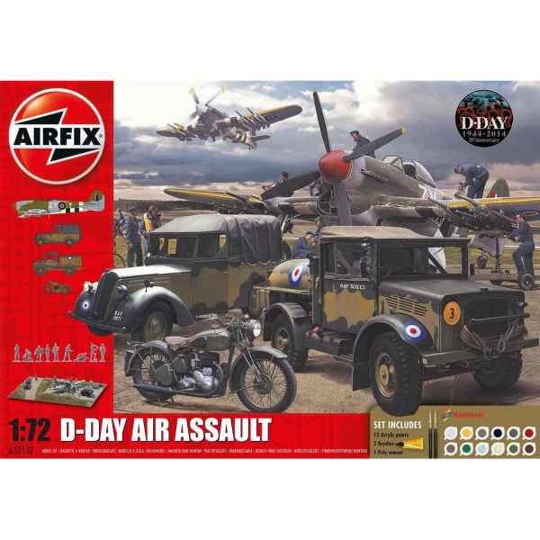 Diorama 1/72 : D-Day The Air Assault Gift Set - Airfix-50157