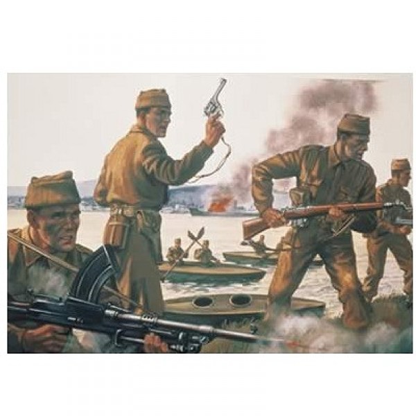 Figurines 2ème Guerre Mondiale : Commandos Britanniques 1:72 - Airfix-01732